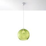 Glasbollpendellampa - Modern Hängande Lampa - 8 Färgalternativ - Utbytbar E27-lampa Kompatibel - Jämnt Spridd Glöd - Minimalistisk Design Carvallo