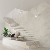 Helios Keramisk Vägglampa - Vit - Modern & Elegant Design - E27 Carvallo