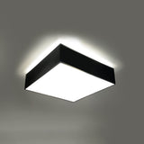 Horus Taklampa - Svart - 2xE27 LED - Modern PVC Armatur Carvallo