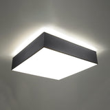 Horus Modern Taklampa - Grå PVC - 3x E27 LED Kompatibel Carvallo
