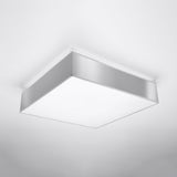 Horus Modern Taklampa - Grå PVC - 3x E27 LED Kompatibel Carvallo