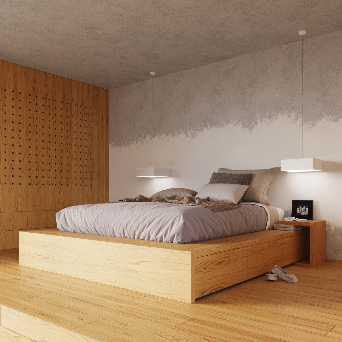 Horus Modern Taklampa - Vit PVC - 1x E27 LED Kompatibel Carvallo