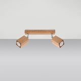 KEKE 2 Eklampa - Minimalistisk Trädesign - Loftstil Belysning - Hållbara och Justerbara Lampa Alternativ Carvallo