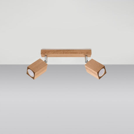 KEKE 2 Eklampa - Minimalistisk Trädesign - Loftstil Belysning - Hållbara och Justerbara Lampa Alternativ Carvallo