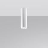 LAGOS 20 Vit Taklampa - Modern Minimalistisk Design - Hållbar Stål - Lätt Installation - GU10 Lampa Kompatibel Carvallo