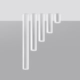 LAGOS 40 Vit Taklampa - Modern Minimalistisk Design - Hållbart Stål - Lätt Installation - GU10 Glödlampa Kompatibel Carvallo