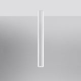 LAGOS 60 Vit Taklampa - Modern Minimalistisk Design - Hållbar Stål - Lätt Installation - GU10 Lampa Kompatibel Carvallo