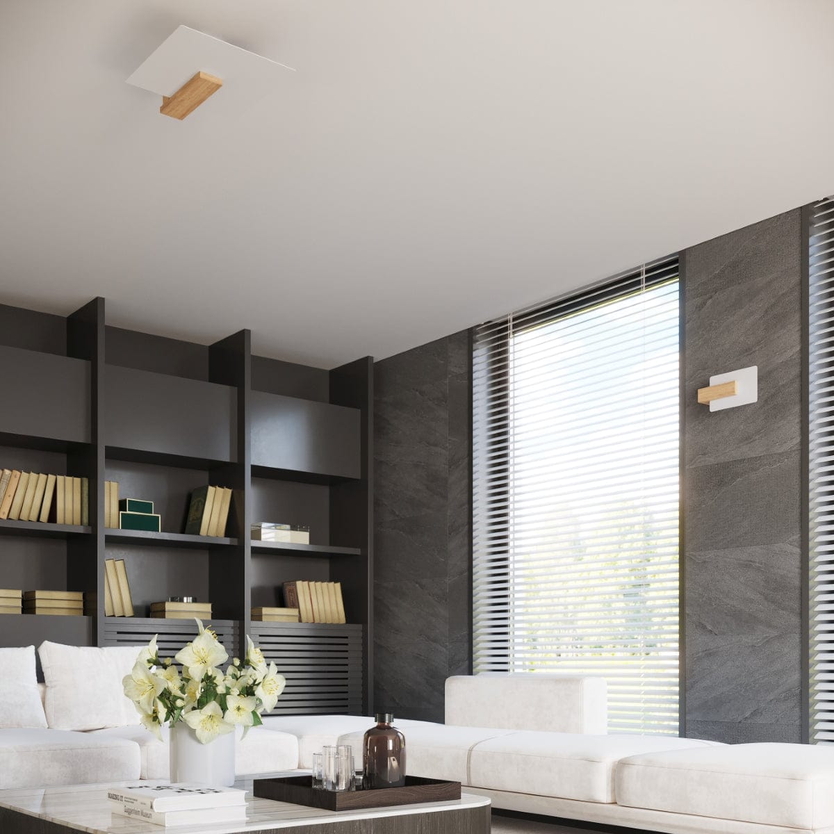 LAPPO Naturlig Trä Taklampa - Skandinavisk Design - Matt Glas Skärm - E27 Lampa Kompatibel - Lätt att Rengöra - Varm Ambient Belysning Carvallo