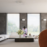 LAPPO Vit Trä Taklampa - Skandinavisk Design - Matt Glas Skärm - E27 Glödlampa Kompatibel - Lätt Att Rengöra - Mjuk Ambient Belysning Carvallo