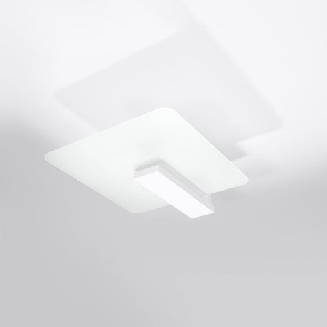 LAPPO Vit Trä Taklampa - Skandinavisk Design - Matt Glas Skärm - E27 Glödlampa Kompatibel - Lätt Att Rengöra - Mjuk Ambient Belysning Carvallo