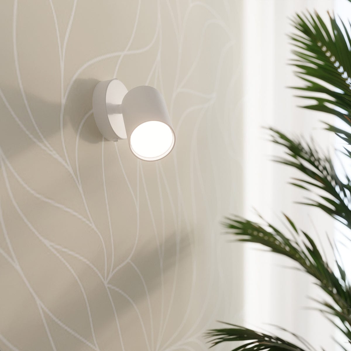 LEMMI Taklampa 3 Vit - Minimalistisk Design - LED Modul - Justerbar Belysning - 5-års Garanti - Högkvalitativ Metall Carvallo