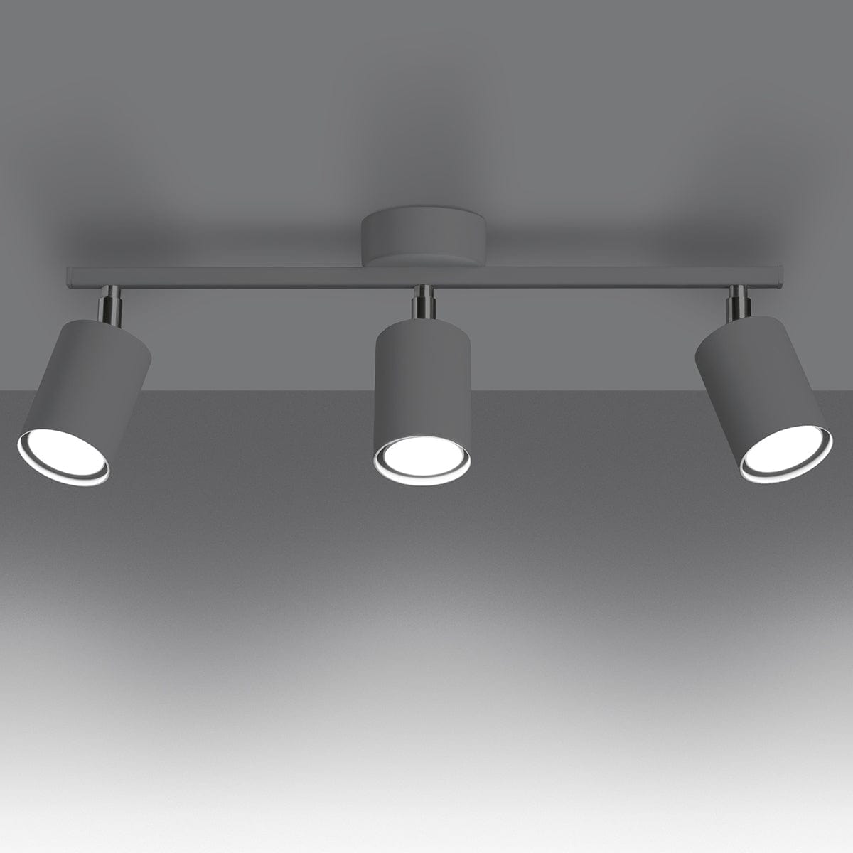 LEMMI Taklampa 3 Vit - Minimalistisk Design - LED Modul - Justerbar Belysning - 5-års Garanti - Högkvalitativ Metall Carvallo