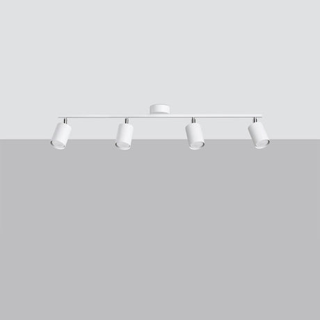 LEMMI Taklampa 4 L Vit - Minimalistisk Design - Justerbar Ljusvinkel - Smart Bulb Kompatibel - Lätt att Rengöra - Funktionell Belysning Carvallo