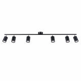 LEMMI Taklampa 6 L Svart - Minimalistisk Design - Justerbar Ljusvinkel - Smart Glödlampa Kompatibel - Lätt att Rengöra - Funktionell Belysning Carvallo