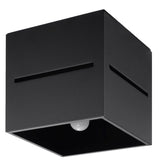 Lobo Svart Taklampa - Minimalistisk Aluminium Design - G9 Sockel - 10x10x10 cm Carvallo