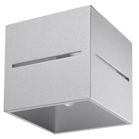 Lobo Gray Taklampa - Minimalistisk Aluminium Design - G9 LED Sockel - 10x10x10 cm Carvallo