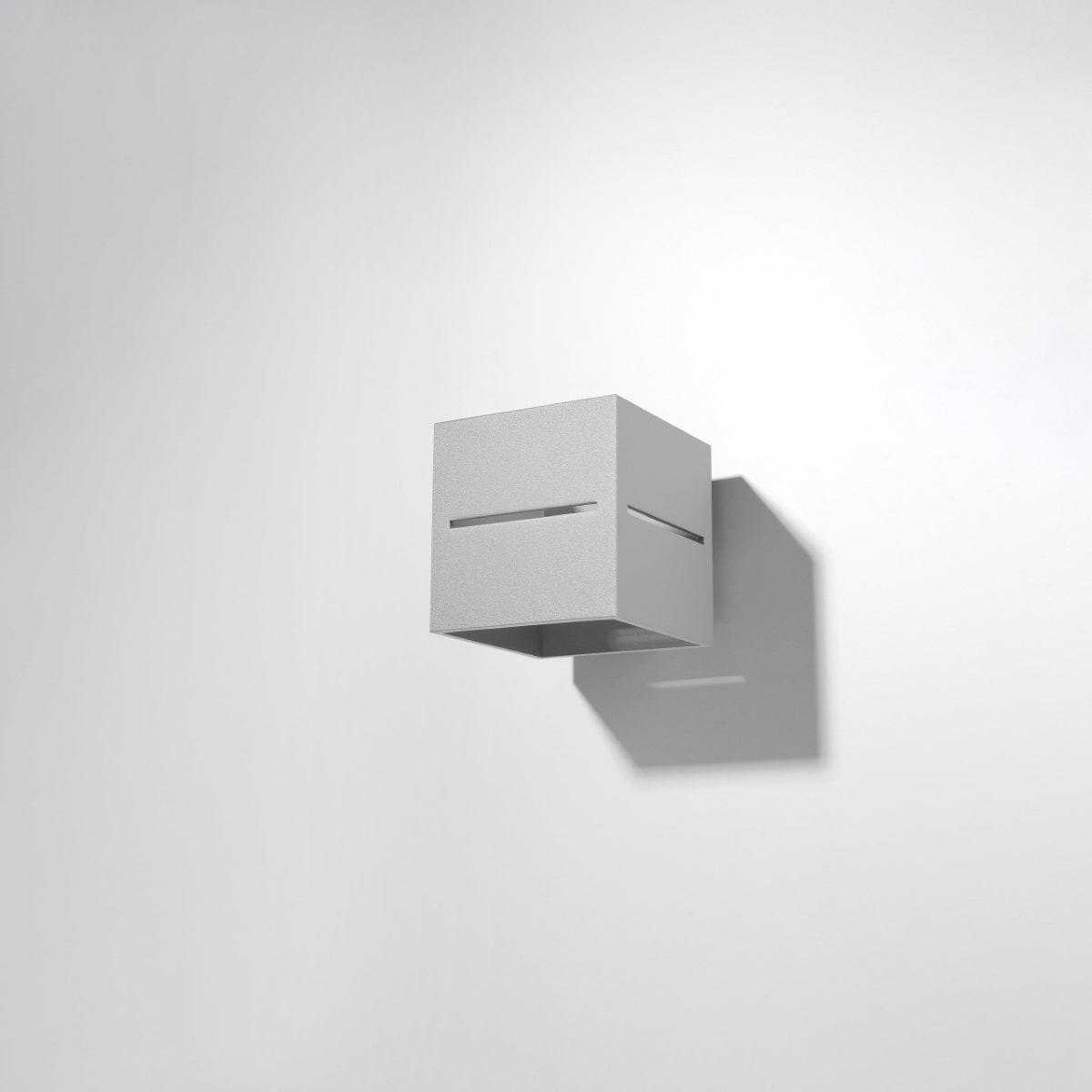 Lobo Gray Vägglampa - Minimalistisk Aluminium Design - G9 Sockel - 10x12x10 cm Carvallo