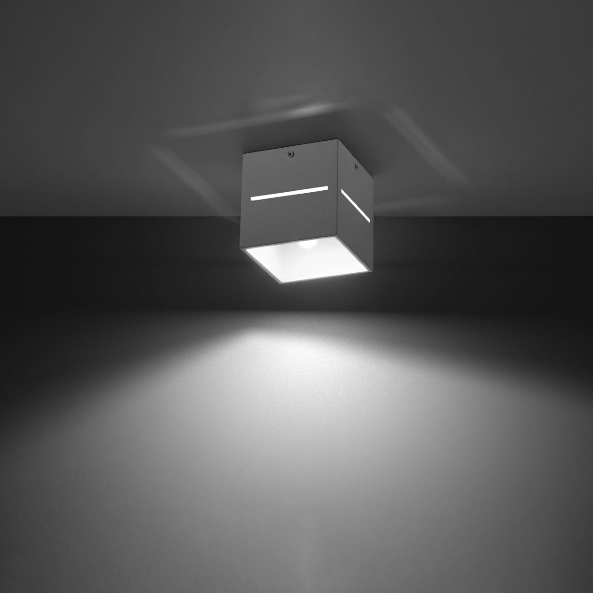 LOBO Vit Taklampa - Minimalistisk Aluminium Design - G9 LED Socker - 10x10x10 cm Carvallo