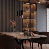 LOOPEZ Taklampa Svart/Koppar - Modern Spot Light - Lätt att rengöra - Utbytbart GU10-lampor - Universellt monteringssystem - Tidös design Carvallo