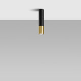 LOOPEZ Taklampa Svart/Guld - Modern Spotlight - Lätt att Rengöra - Bytbara GU10 Lampa - Universellt Monteringssystem - Tidlös Design Carvallo