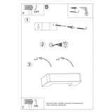 Magnet Keramisk Vägglampa - Trendig - Innovativ Design - Modern Belysningslösning Carvallo