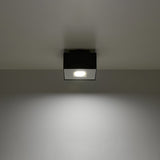 Mono Taklampa - GU10 Enkelljus - Stål - Vit/Svart - 14x14x11 cm Carvallo