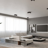 Mono Quad Taklampa - GU10 - Stål - Vit/Svart - 24x24x11 cm Carvallo