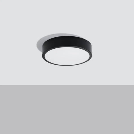 Onyx 30 Taklampa Svart LED 3000K - Rund Takplafond - Enkelt och Elegant Design - Lätt att Rengöra - Mjuk och Diffuserad Ljus - Minimalistisk Stil Carvallo