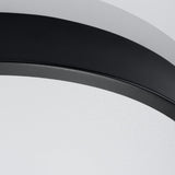 Onyx 40 Taklampa Svart LED 3000K - Rund Takplafond - Enkel och Elegant Design - Lätt att Rengöra - Mjuk och Diffuserad Ljus - Minimalistisk Stil Carvallo