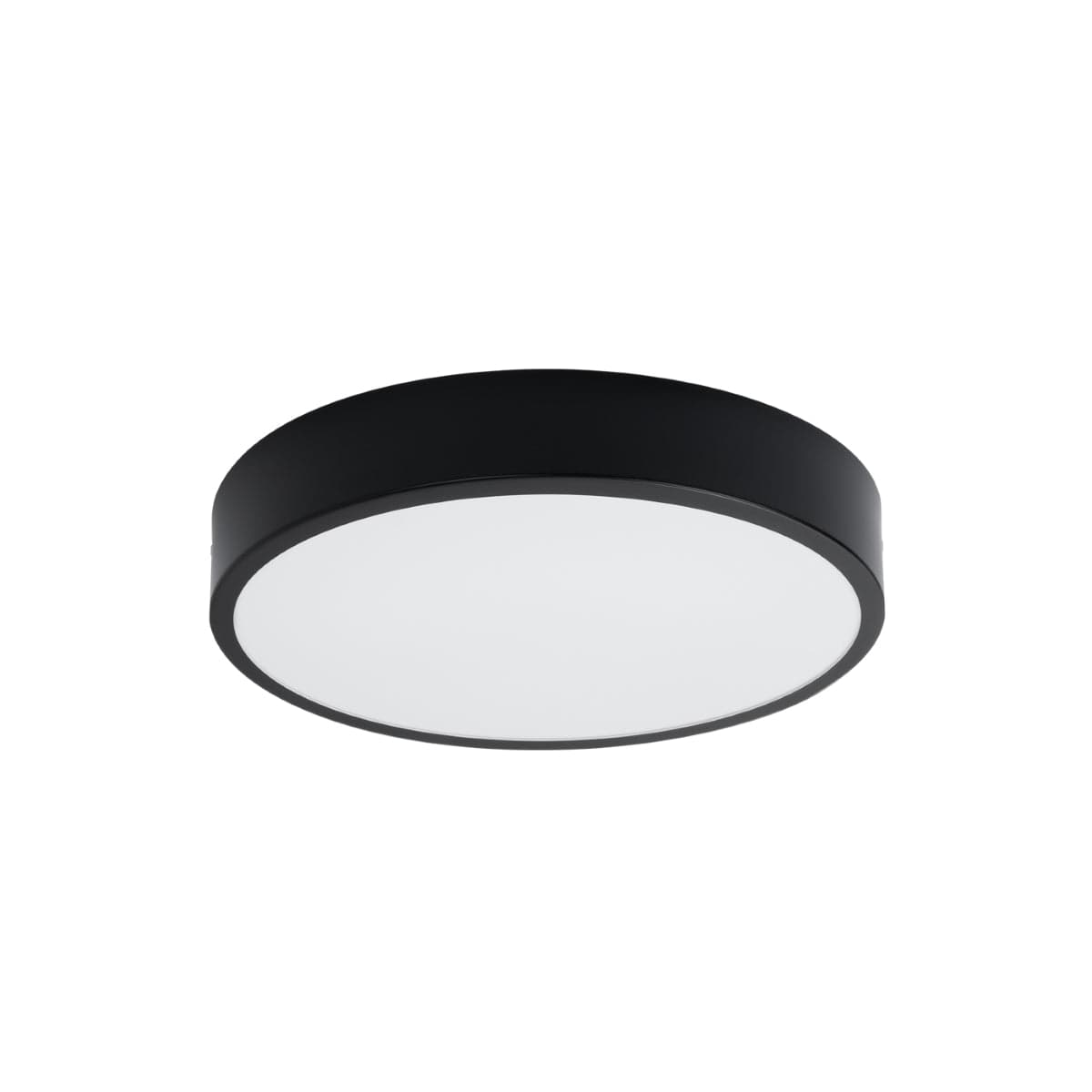 Onyx 40 Taklampa Svart LED 3000K - Rund Takplafond - Enkel och Elegant Design - Lätt att Rengöra - Mjuk och Diffuserad Ljus - Minimalistisk Stil Carvallo