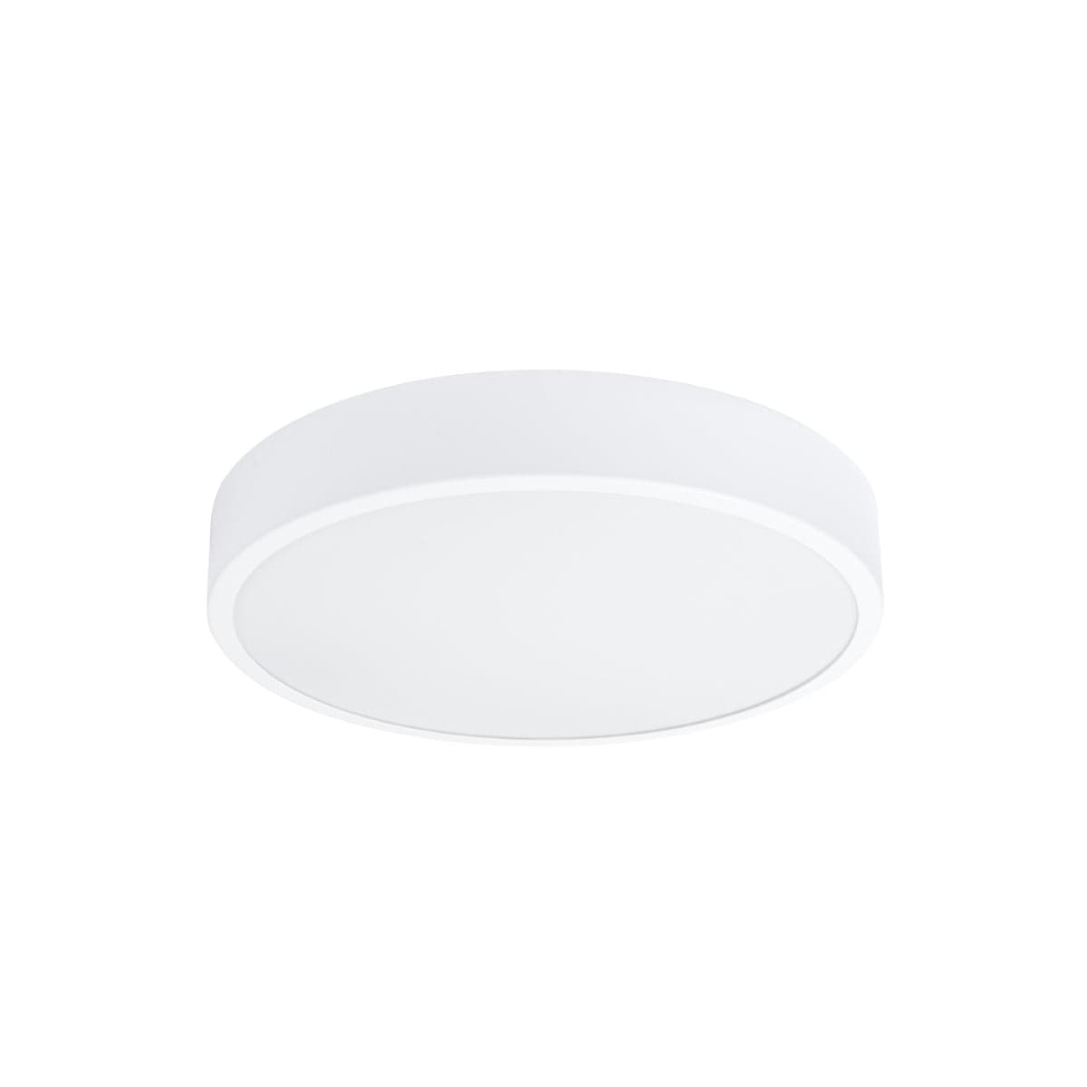 Onyx 40 Taklampa Vit LED 3000K - Rund Takplafond - Enkelt och Eleganta Design - Lätt att Rengöra - Mjuk och Diffuderad Ljus - Minimalistisk Stil Carvallo