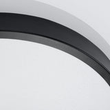 Onyx 50 Taklampa Svart LED 3000K - Rund Takplafond - Enkel och Elegant Design - Lätt att Rengöra - Mjuk och Diffus Ljus - Minimalistisk Stil Carvallo