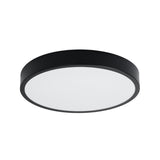 Onyx 50 Taklampa Svart LED 3000K - Rund Takplafond - Enkel och Elegant Design - Lätt att Rengöra - Mjuk och Diffus Ljus - Minimalistisk Stil Carvallo