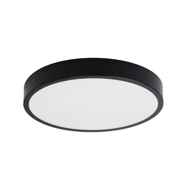 Onyx 50 Taklampa Svart LED 3000K - Rund Takplafond - Enkel och Elegant Design - Lätt att Rengöra - Mjuk och Diffus Ljus - Minimalistisk Stil Carvallo