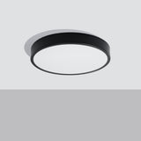 Onyx 50 Taklampa Svart LED 3000K - Rund Takplafond - Enkel och Elegant Design - Lätt att Rengöra - Mjuk och Diffus Ljus - Minimalistisk Stil Carvallo