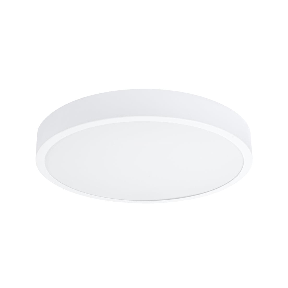 Onyx 50 Taklampa Vit LED 3000K - Rund Takplafond - Enkel och Elegant Design - Lätt att Rengöra - Mjuk och Diffuserad Ljus - Minimalistisk Stil Carvallo