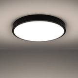 Onyx 60 Taklampa Svart LED 3000K - Rund Takplafond - Enkel och Elegant Design - Lätt att Rengöra - Mjukt och Diffust Ljus - Minimalistisk Stil Carvallo