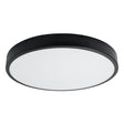Onyx 60 Taklampa Svart LED 3000K - Rund Takplafond - Enkel och Elegant Design - Lätt att Rengöra - Mjukt och Diffust Ljus - Minimalistisk Stil Carvallo