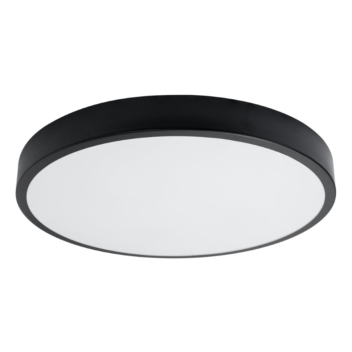Onyx 60 Taklampa Svart LED 3000K - Rund Takplafond - Enkel och Elegant Design - Lätt att Rengöra - Mjukt och Diffust Ljus - Minimalistisk Stil Carvallo