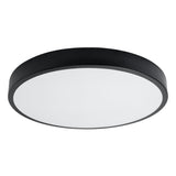 Onyx 60 Taklampa Svart LED 3000K - Rund Takplafond - Enkel och Elegant Design - Lätt att Rengöra - Mjukt och Diffust Ljus - Minimalistisk Stil Carvallo
