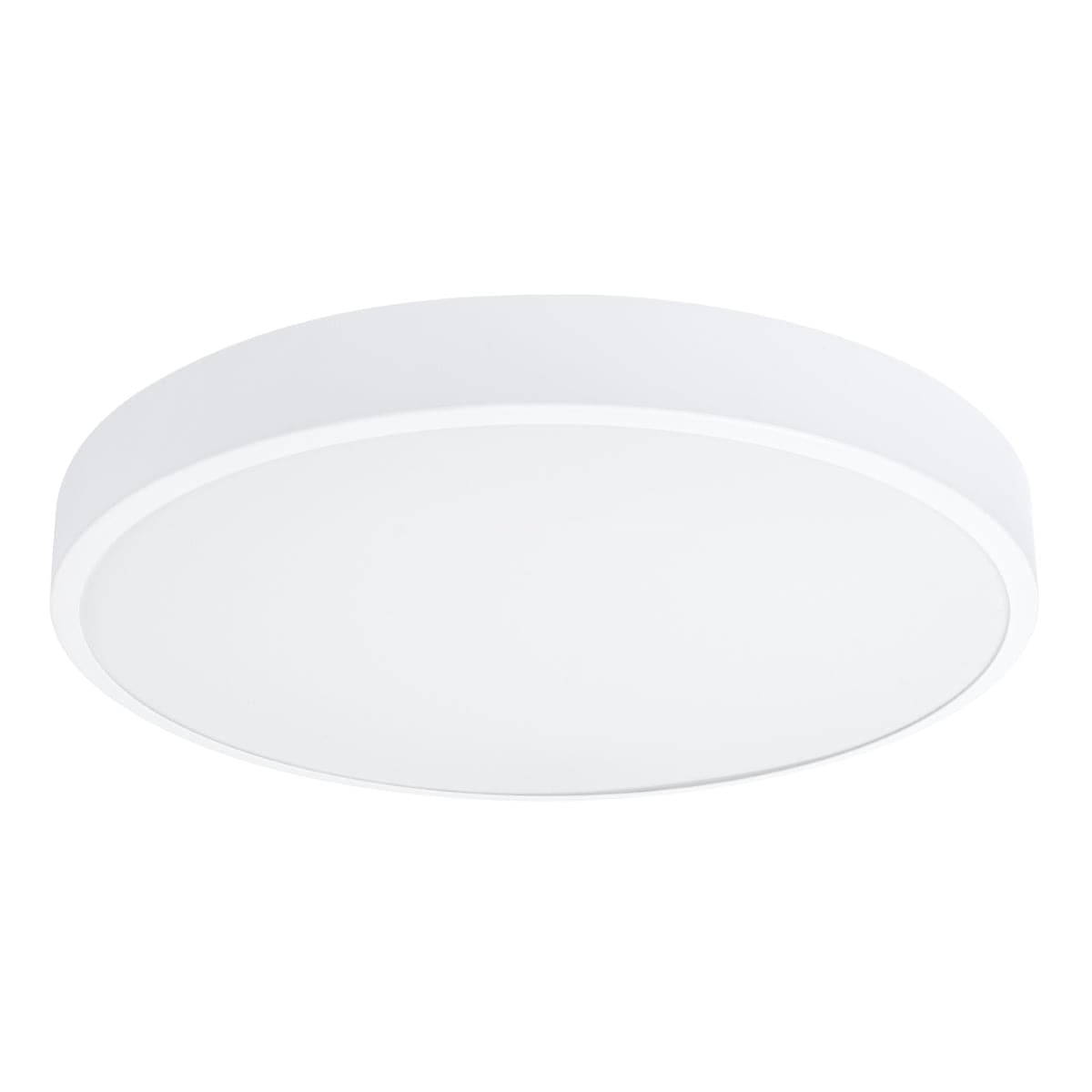 Onyx 60 Taklampa Vit LED 3000K - Rund Takplafond - Enkel och Elegant Design - Lätt att Rengöra - Mjuk och Diffunderad Ljus - Minimalistisk Stil Carvallo