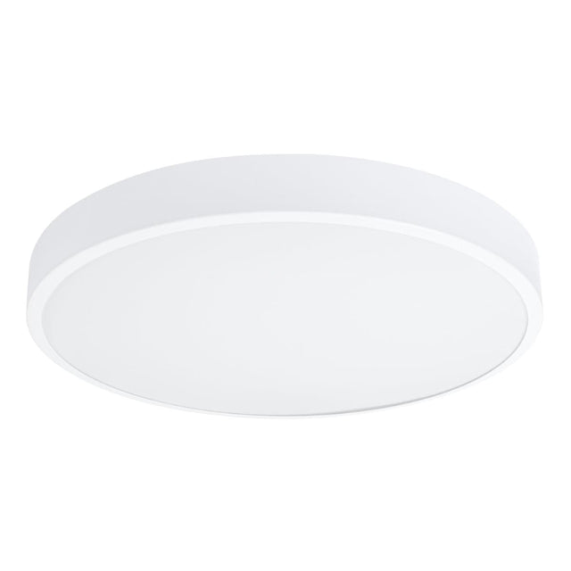 Onyx 60 Taklampa Vit LED 3000K - Rund Takplafond - Enkel och Elegant Design - Lätt att Rengöra - Mjuk och Diffunderad Ljus - Minimalistisk Stil Carvallo