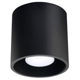 Orbis Svart Tak/Vägglampa - Cylindrisk - GU10 LED - Aluminium Carvallo