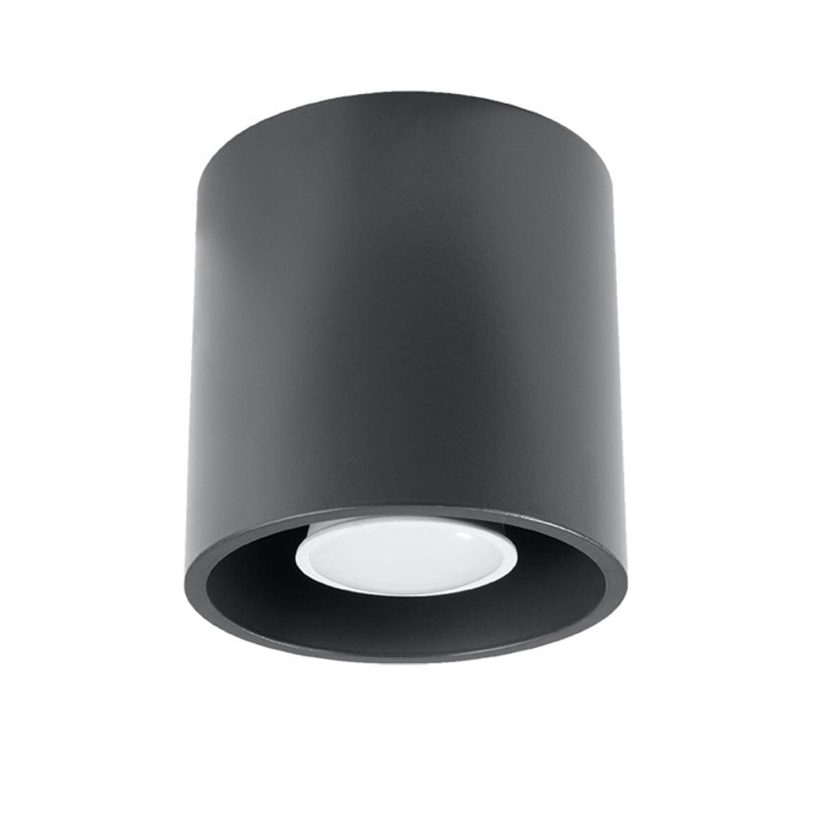 ORBIS Taklampa 1 Antracit - Minimalistisk Downlight Design - Lätt att Rengöra - Snabb och Praktisk Installation - Hög Hållbarhet - Utbytbart GU10 Glödlampor - Flera Färg- och Texturalternativ Carvallo