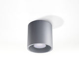Orbis Grå Tak/Vägglampa - Cylindrisk - GU10 LED - Aluminium Carvallo