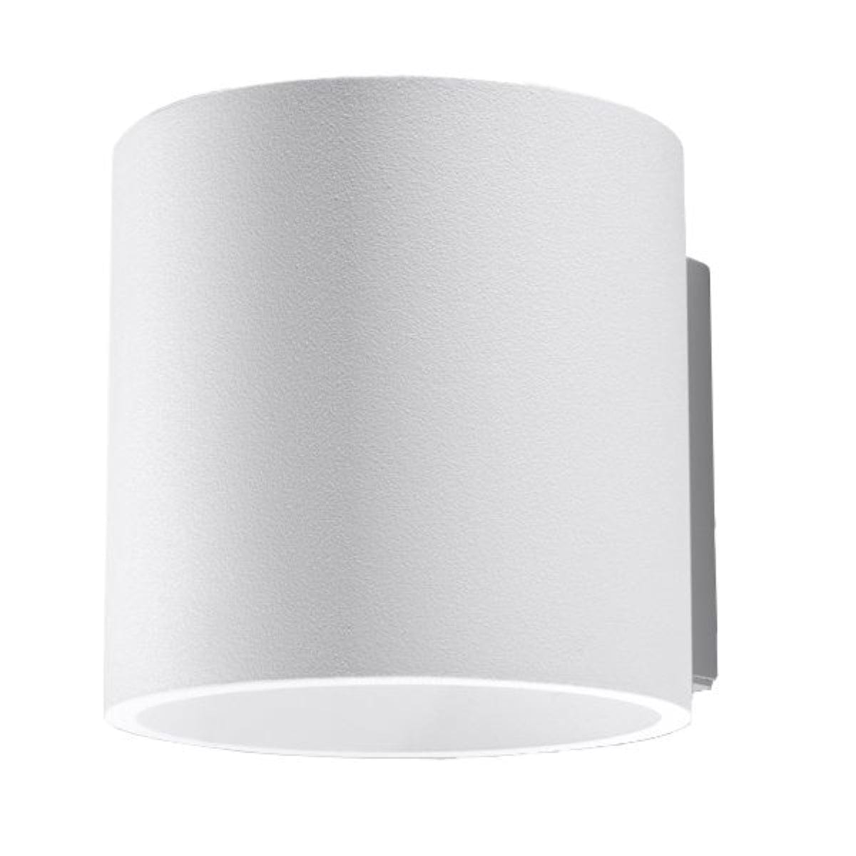 Orbis Vit Tak- och Vägglampa - Cylindrisk Modern Design - Minimalistisk Belysning Carvallo