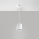 Orbis Vit Tak/ Vägglampa - Cylindrisk Skärm - Minimalistisk Design - Aluminium Carvallo