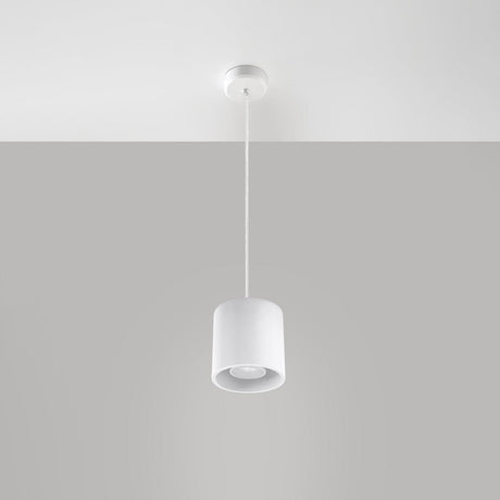 Orbis Vit Tak/ Vägglampa - Cylindrisk Skärm - Minimalistisk Design - Aluminium Carvallo
