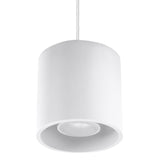 Orbis Vit Tak/ Vägglampa - Cylindrisk Skärm - Minimalistisk Design - Aluminium Carvallo