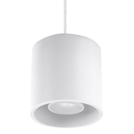 Orbis Vit Tak/ Vägglampa - Cylindrisk Skärm - Minimalistisk Design - Aluminium Carvallo